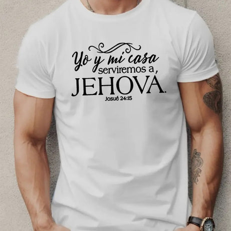 Erkek Jehova Baskılı Süprem T-shirt